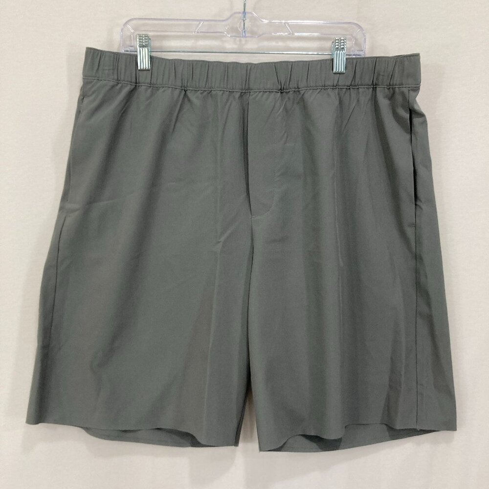 New Calvin Klein Performance Shorts 2XL Gray Lightweight Stretch Drawstring‎ Gym